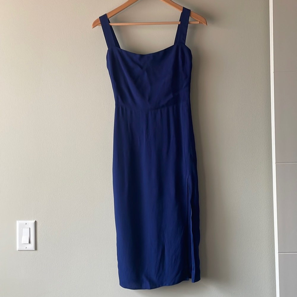 Reformation Christina Dress, Size 4, Blue.